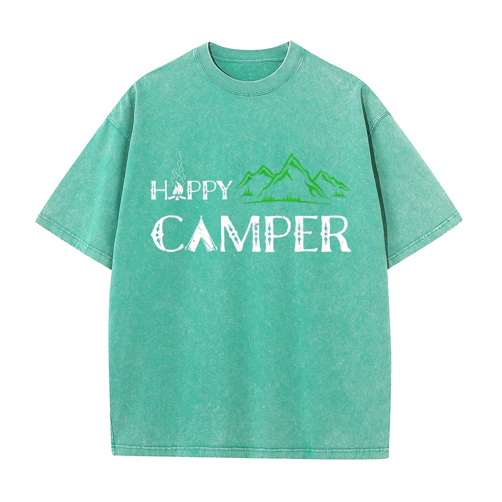 Happy Camper Camping T-Shirt f – Summer Clothing Women Canada Bewertung und Preis