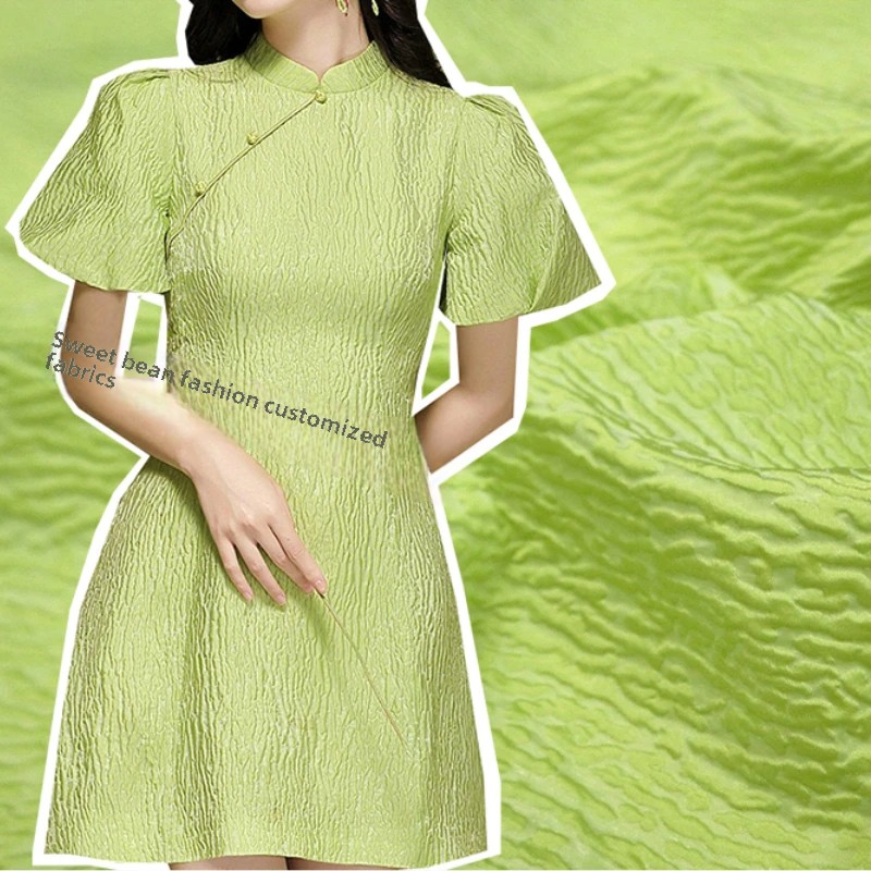 Dunkelkorn-Brokat-Jacquard-Sto – Summer Clothing Wholesale Bewertung und Preis